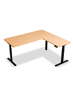 L-Shape Standing Desks, Tri Motor, 3 Stage