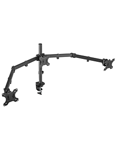 Triple Monitor Mount With Hinged Arms